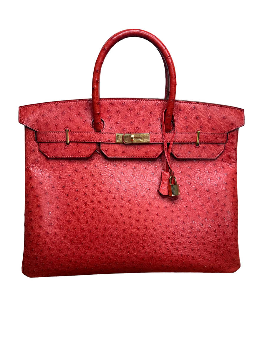 Birkin 40 Ostrich Herm s mmluxuryshop