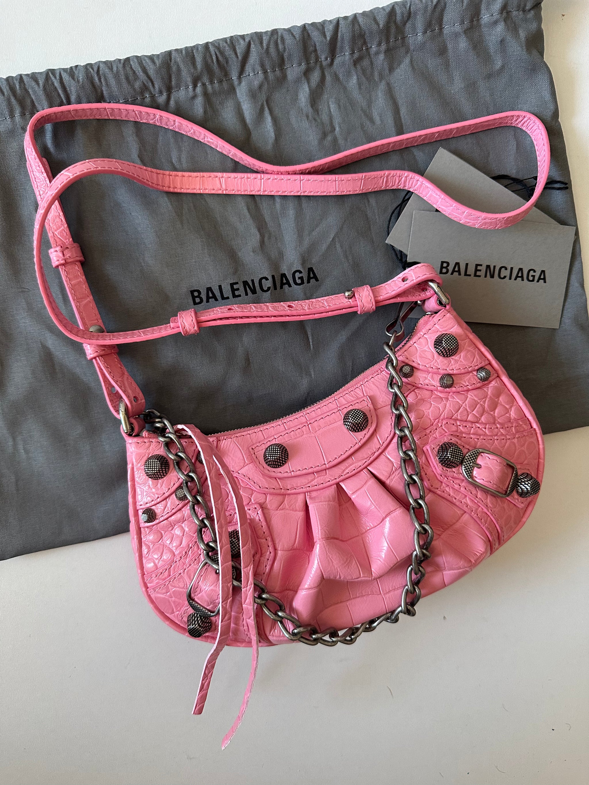 Balenciaga Cagole Mini Wallet Bag Rosa MM Luxury MM Luxury Shop