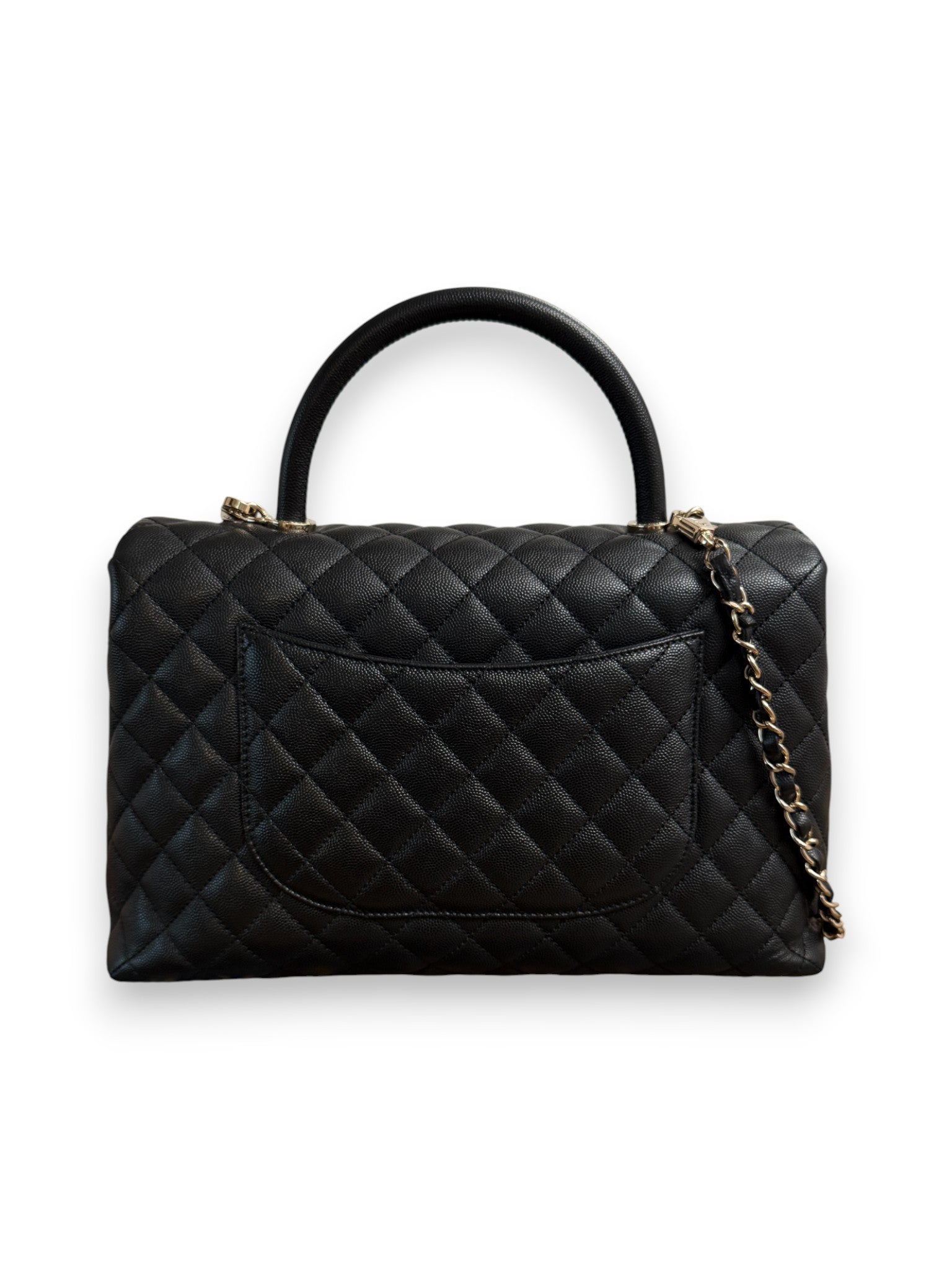 Chanel Coco Handle Media Nera – MM Luxury Shop