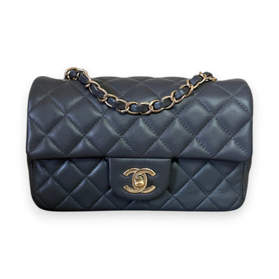 Chanel Mini Rectangular Antracite originale usata