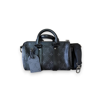 Louis Vuitton Keepall XS Monogram Eclipse originale usata